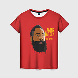 Футболка женская James Harden, цвет: 3D-принт