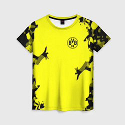 Футболка женская FC Borussia Dortmund: Yellow Original, цвет: 3D-принт