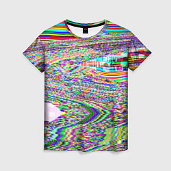 Футболка женская Optical Glitch, цвет: 3D-принт