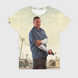 Футболка женская GTA V: Franklin, цвет: 3D-принт