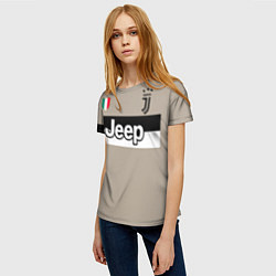Футболка женская FC Juventus: Away 18/19, цвет: 3D-принт — фото 2