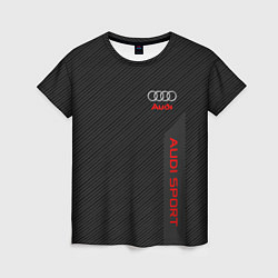 Футболка женская Audi: Sport Line, цвет: 3D-принт