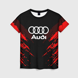 Футболка женская Audi: Red Anger, цвет: 3D-принт