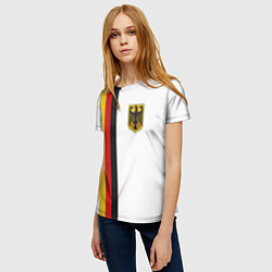 Футболка женская I Love Germany, цвет: 3D-принт — фото 2