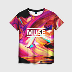 Футболка женская MUSE: Neon Colours, цвет: 3D-принт