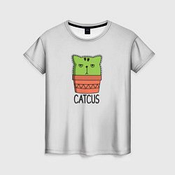 Женская футболка Cactus Catcus