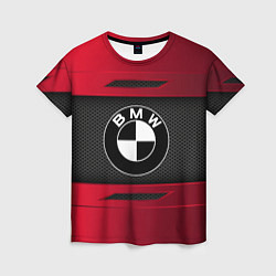 Футболка женская BMW SPORT, цвет: 3D-принт