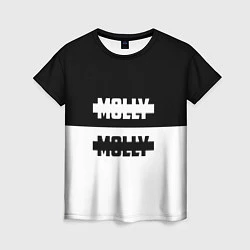 Футболка женская Molly: Black & White, цвет: 3D-принт