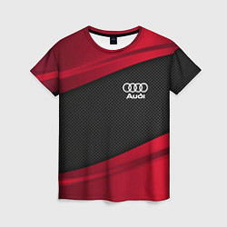 Футболка женская Audi: Red Sport, цвет: 3D-принт