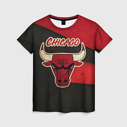 Футболка женская Chicago Bulls: Old Style, цвет: 3D-принт