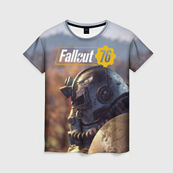 Футболка женская Fallout 76, цвет: 3D-принт