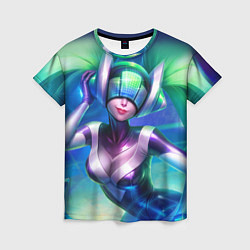 Футболка женская DJ Sona: LoL, цвет: 3D-принт