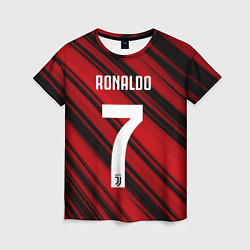 Футболка женская Ronaldo 7: Red Sport, цвет: 3D-принт