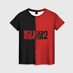 Женская футболка RDD 2: Black & Red