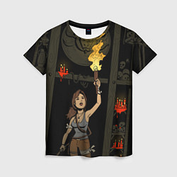 Футболка женская Tomb Raider: Treasure hunt, цвет: 3D-принт