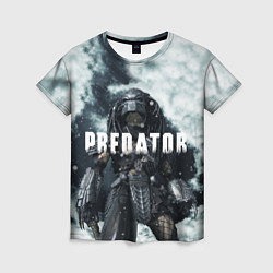 Женская футболка Winter Predator