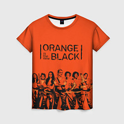 Женская футболка ORANGE IS THE NEW BLACK