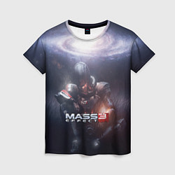 Футболка женская Mass Effect 3, цвет: 3D-принт