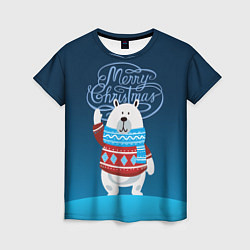 Женская футболка Merry Christmas