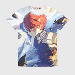Футболка женская Моя геройская академия Шото, цвет: 3D-принт