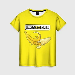 Футболка женская Brazzers: Yellow Banana, цвет: 3D-принт