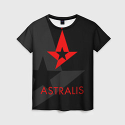 Женская футболка Astralis: Black Style