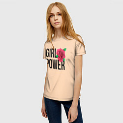 Футболка женская Girl Power, цвет: 3D-принт — фото 2