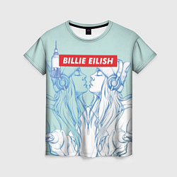 Футболка женская Billie Eilish Music, цвет: 3D-принт