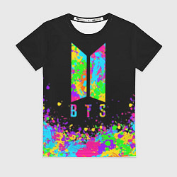 Футболка женская BTS: Mood Paint, цвет: 3D-принт