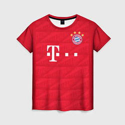 Футболка женская FC Bayern: Home 19-20, цвет: 3D-принт