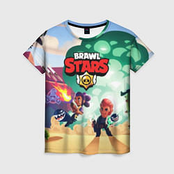 Футболка женская Brawl Stars, цвет: 3D-принт