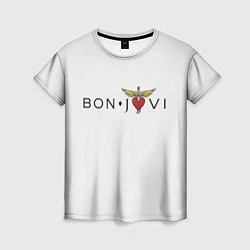 Футболка женская Bon Jovi, цвет: 3D-принт