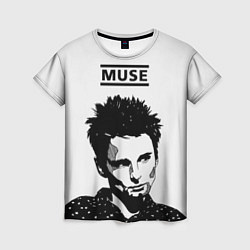 Футболка женская Muse british rock band, цвет: 3D-принт