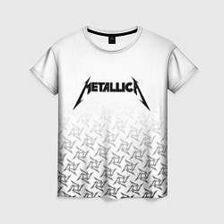 Футболка женская METALLICA, цвет: 3D-принт