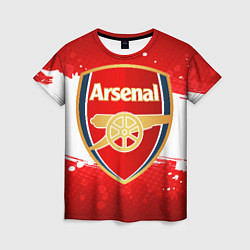 Футболка женская Arsenal, цвет: 3D-принт