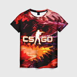 Футболка женская CS GO, цвет: 3D-принт