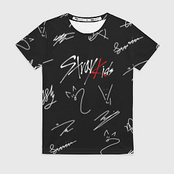Футболка женская STRAY KIDS, цвет: 3D-принт