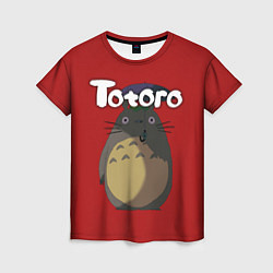 Футболка женская Totoro, цвет: 3D-принт