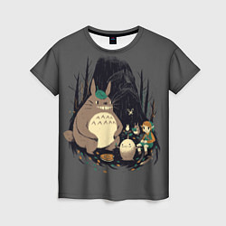 Футболка женская Totoro, цвет: 3D-принт