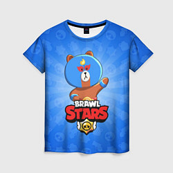 Футболка женская BRAWL STARS EL BROWN, цвет: 3D-принт