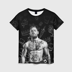 Футболка женская CONOR McGREGOR, цвет: 3D-принт