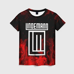 Футболка женская LINDEMANN FIRE, цвет: 3D-принт