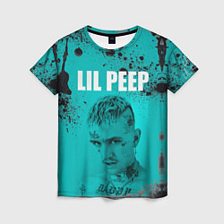 Футболка женская Lil Peep, цвет: 3D-принт