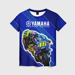 Футболка женская Valentino Rossi, цвет: 3D-принт