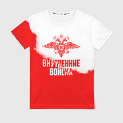 Футболка женская Внутренние Войска, цвет: 3D-принт