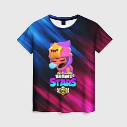 Футболка женская BRAWL STARS SANDY, цвет: 3D-принт