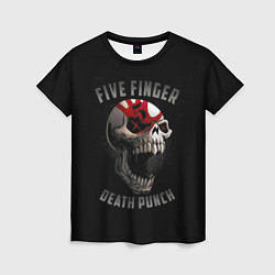 Футболка женская Five Finger Death Punch, цвет: 3D-принт