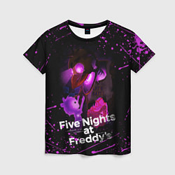 Футболка женская FIVE NIGHTS AT FREDDYS, цвет: 3D-принт