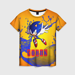 Футболка женская Sonic - Соник, цвет: 3D-принт