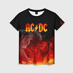 Футболка женская ACDC, цвет: 3D-принт